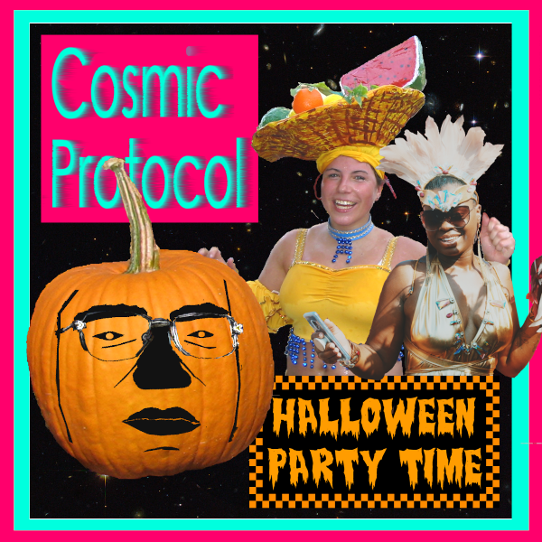 Cosmic Protocol band, 'Halloween Party Time', where Earth is one of the extremely few places to party